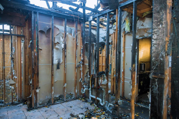 Professional Soot Cleanup technician working in Garwood, NJ